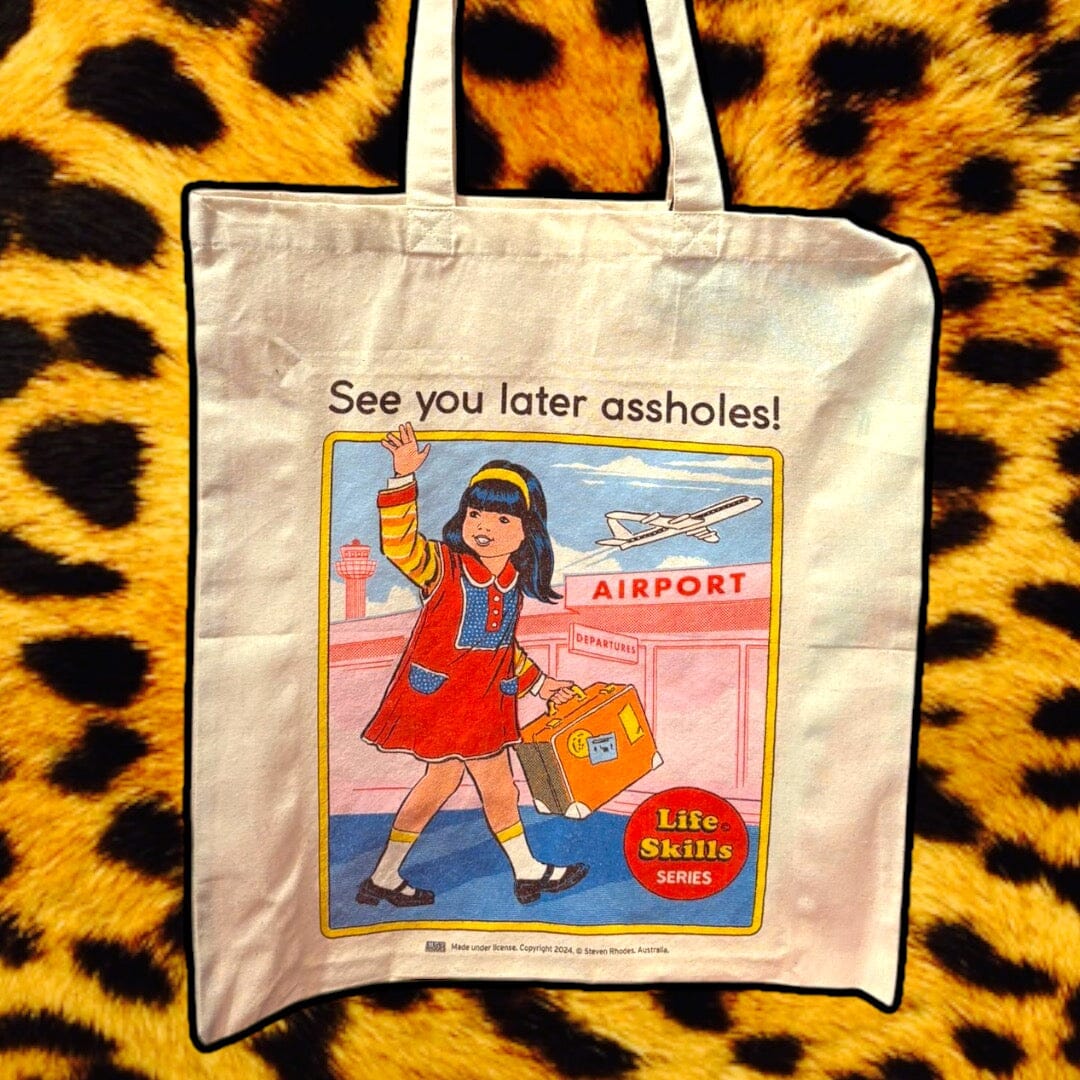 Tote bag Assholes Lundi Di